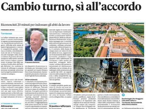 Articolo dal Messaggero Veneto del 9/7/2026